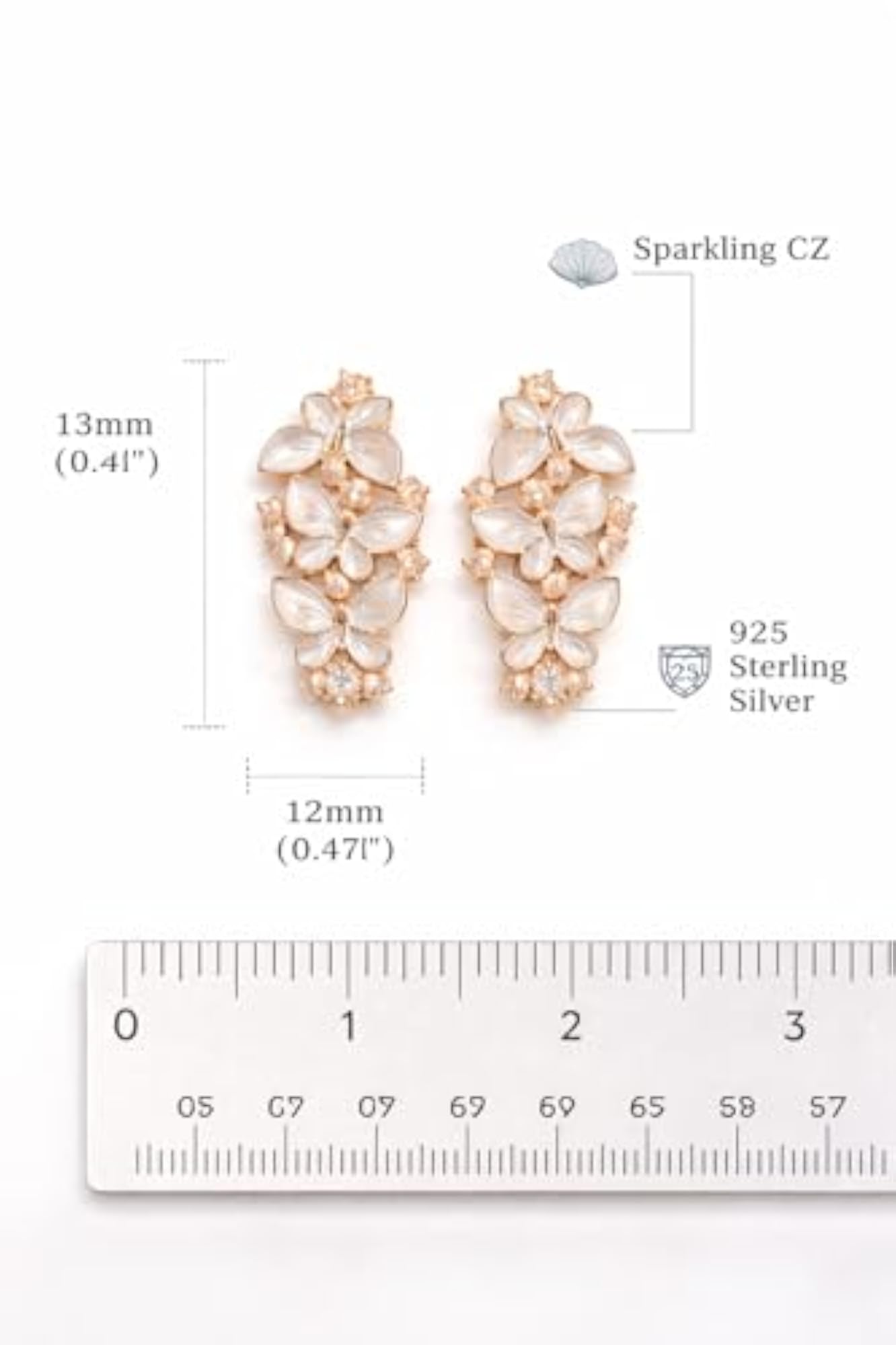 Butterfly Stud Earrings for Lightweight & Stylish Everyday Jewelry